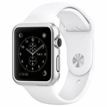 Spigen Apple Watch ile Uyumlu Kılıf Thin Fit (38mm) Satin Silver