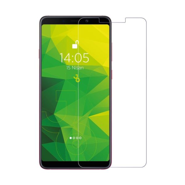 Simex Galaxy A9 2018 ile Uyumlu Şeffaf Ekran Koruyucu CEK-110 Nano Mizer