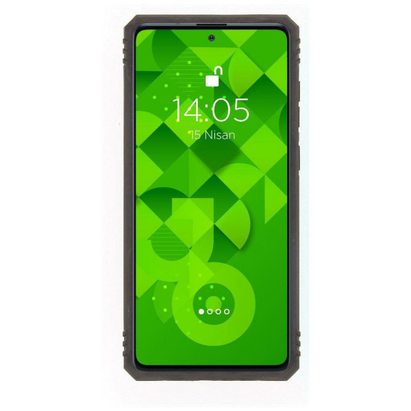 Jopus Galaxy Note 10 Lite ile Uyumlu Yüzüklü Standlı Zırhlı Silikon Kılıf Kırmızı