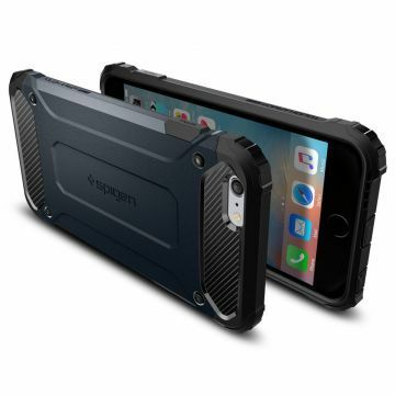 Spigen iPhone 6 Plus/6s Plus ile Uyumlu Kılıf Tough Armor Tech Metal Slate