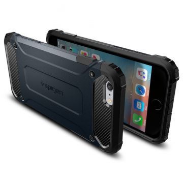 Spigen iPhone 6 Plus/6s Plus ile Uyumlu Kılıf Tough Armor Tech Metal Slate