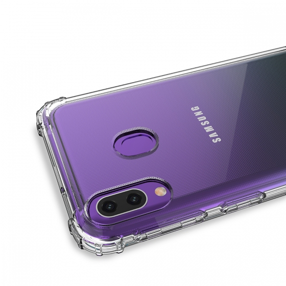 Blogy Galaxy M20 ile Uyumlu Crystal Fit Kılıf Crystal Clear