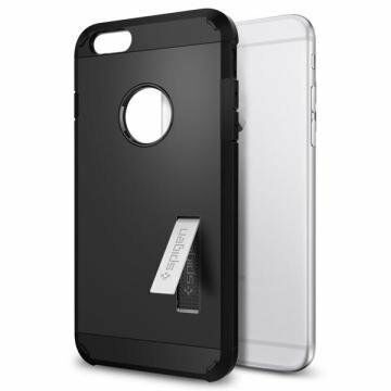 Spigen iPhone 6s Plus/6 Plus ile Uyumlu Kılıf Tough Armor Black