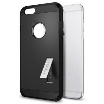 Spigen iPhone 6s Plus/6 Plus ile Uyumlu Kılıf Tough Armor Black