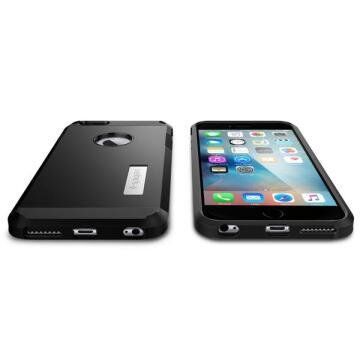 Spigen iPhone 6s Plus/6 Plus ile Uyumlu Kılıf Tough Armor Black