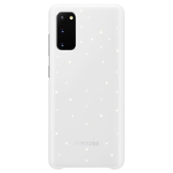 Galaxy S20 ile Uyumlu LED Kılıf Beyaz EF-KG980CWEGTR (Out)
