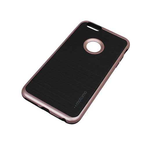 Zore iPhone 6S Plus ile Uyumlu Motomo Silikon Kılıf Rose Gold