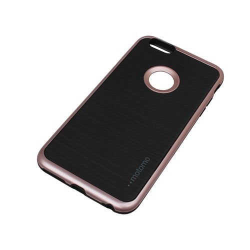 Zore iPhone 6S Plus ile Uyumlu Motomo Silikon Kılıf Rose Gold
