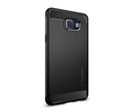 Spigen Galaxy A5 (2016) ile Uyumlu Kılıf Rugged Armor Black