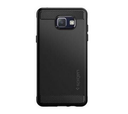 Spigen Galaxy A5 (2016) ile Uyumlu Kılıf Rugged Armor Black