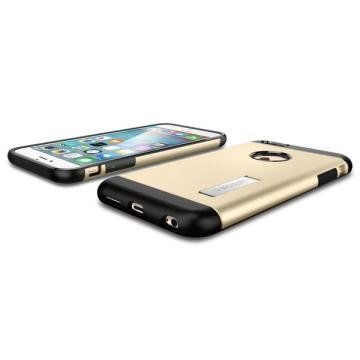 Spigen iPhone 6s Plus/6 Plus ile Uyumlu Kılıf Slim Armor Champagne Gold