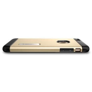 Spigen iPhone 6s Plus/6 Plus ile Uyumlu Kılıf Slim Armor Champagne Gold