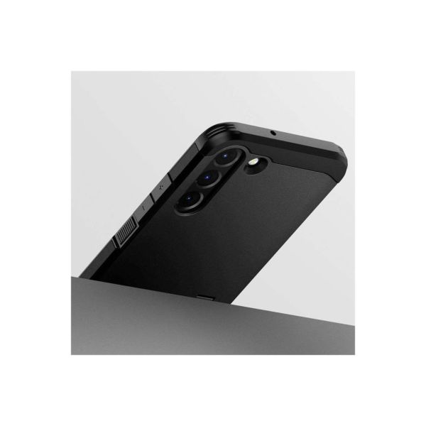 Spigen Galaxy S22 Plus 5G ile Uyumlu Kılıf Tough Armor Military Grade Black