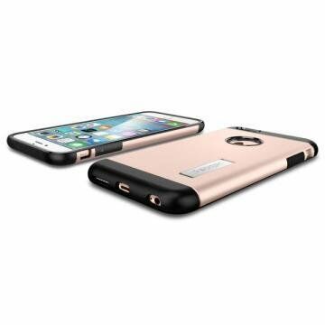 Spigen iPhone 6s Plus/6 Plus ile Uyumlu Kılıf Slim Armor Rose Gold