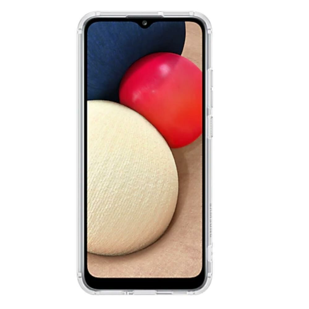 Galaxy A02s ile Uyumlu Yumuşak Kılıf Şeffaf EF-QA025TTEGWW