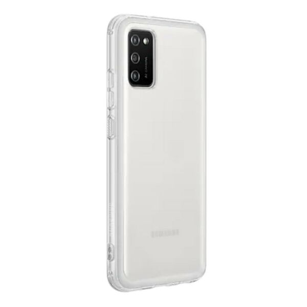 Galaxy A02s ile Uyumlu Yumuşak Kılıf Şeffaf EF-QA025TTEGWW