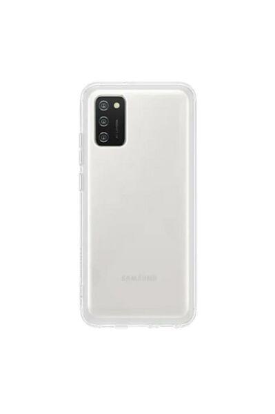 Galaxy A02s ile Uyumlu Yumuşak Kılıf Şeffaf EF-QA025TTEGWW