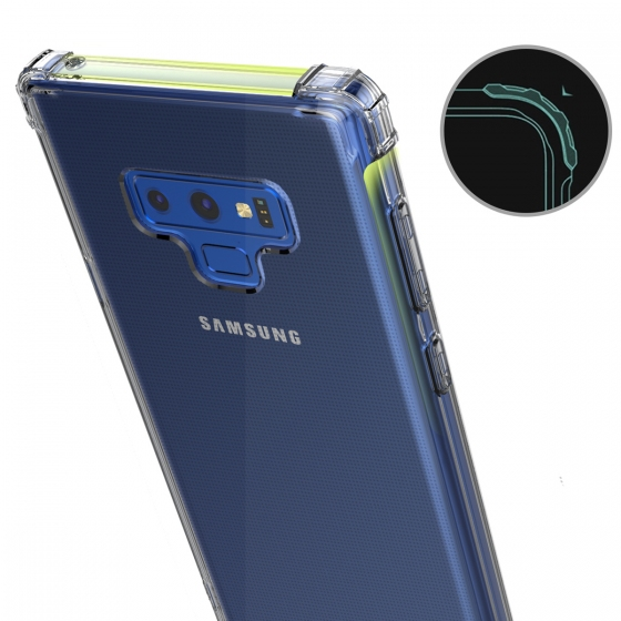 Blogy Galaxy Note 9 ile Uyumlu Crystal Fit Kılıf Crystal Clear