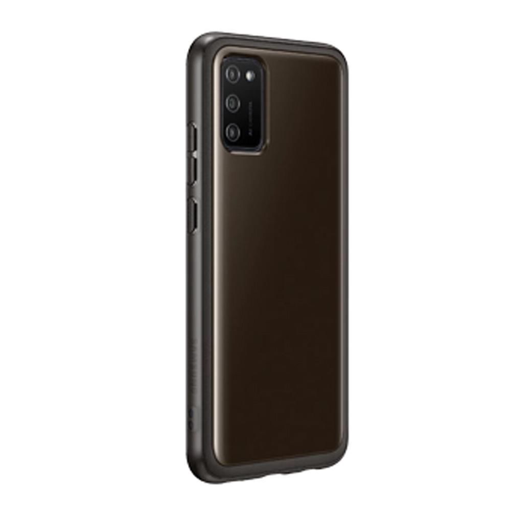 Galaxy A02s ile Uyumlu Yumuşak Kılıf Siyah EFQA025TBEGWW