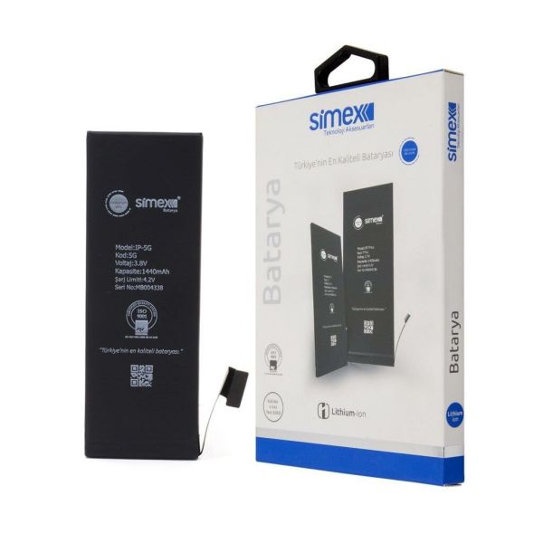 Simex iPhone 5G ile Uyumlu SBT-01 Batarya