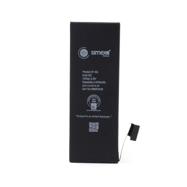 Simex iPhone 5G ile Uyumlu SBT-01 Batarya