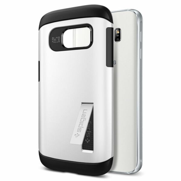 Spigen Galaxy S7 ile Uyumlu Kılıf Slim Armor Shimmery White