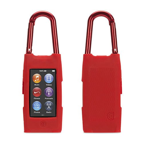 Griffin iPod Nano 7 ile Uyumlu Courier Clip II Kılıf Kırmızı RE36886