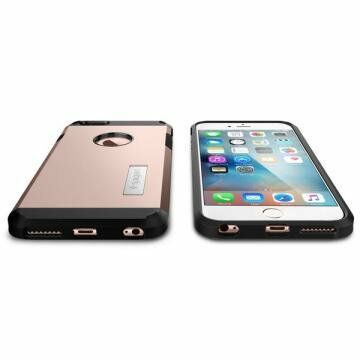 Spigen iPhone 6s Plus/6 Plus ile Uyumlu Kılıf Tough Armor Rose Gold