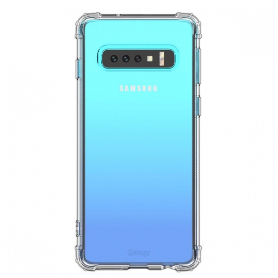 Blogy Galaxy S10 ile Uyumlu Crystal Fit Kılıf Crystal Clear