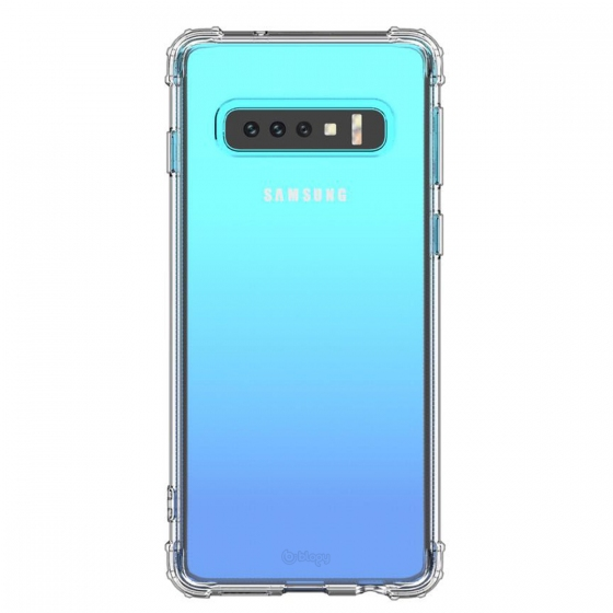 Blogy Galaxy S10 ile Uyumlu Crystal Fit Kılıf Crystal Clear