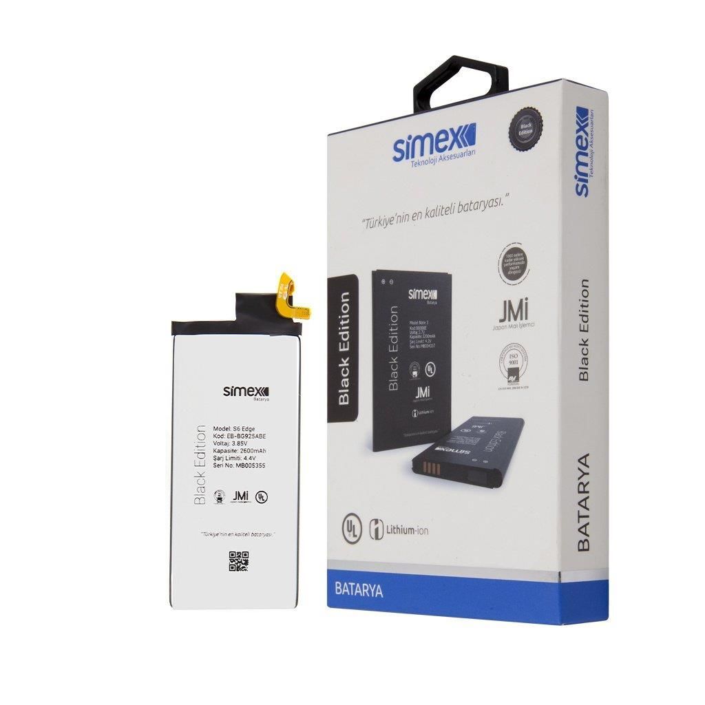 Simex Galaxy S6 Edge ile Uyumlu SBT-01 Batarya