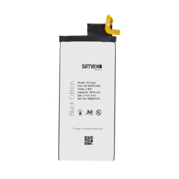 Simex Galaxy S6 Edge ile Uyumlu SBT-01 Batarya