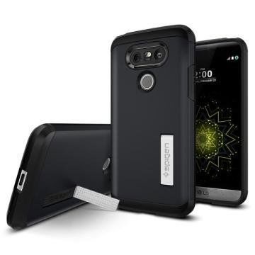 Spigen G5 ile Uyumlu Kılıf Tough Armor Metal Slate