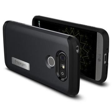 Spigen G5 ile Uyumlu Kılıf Tough Armor Metal Slate