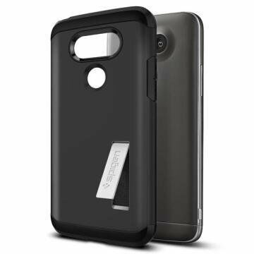 Spigen G5 ile Uyumlu Kılıf Tough Armor Black