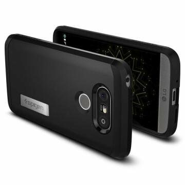Spigen G5 ile Uyumlu Kılıf Tough Armor Black
