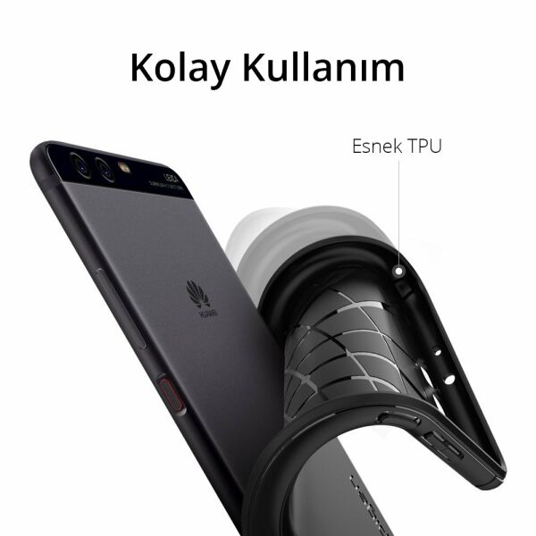 Spigen P10 Plus ile Uyumlu Kılıf Rugged Armor