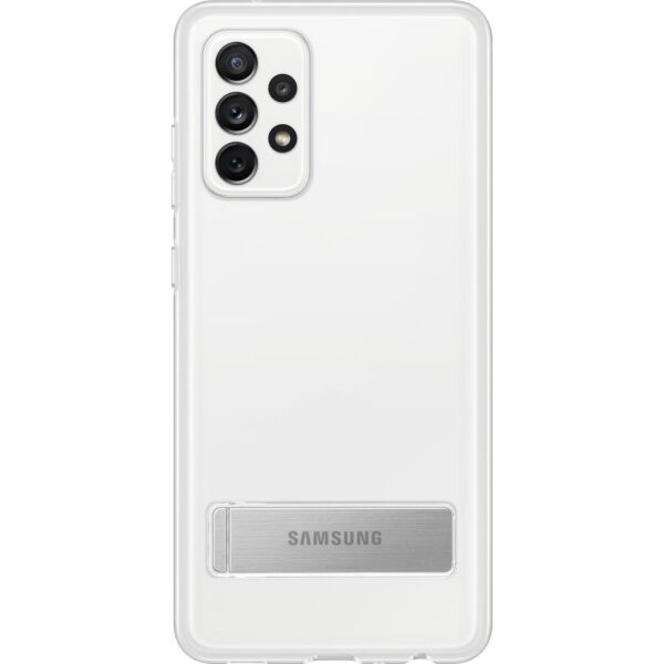 Galaxy A72 ile Uyumlu Clear Standing Kılıf Şefaf EF-JA725CTEGWW