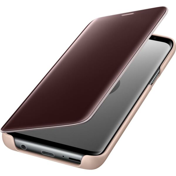 Galaxy S9 ile Uyumlu Clear View KılıfGold EF-ZG960CFEGWW (Out)