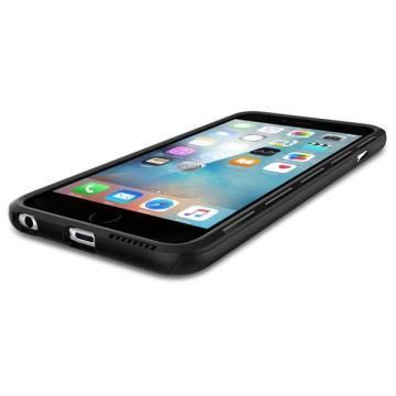 Spigen iPhone 6 Plus/6s Plus ile Uyumlu Kılıf Thin Fit Hybrid Black