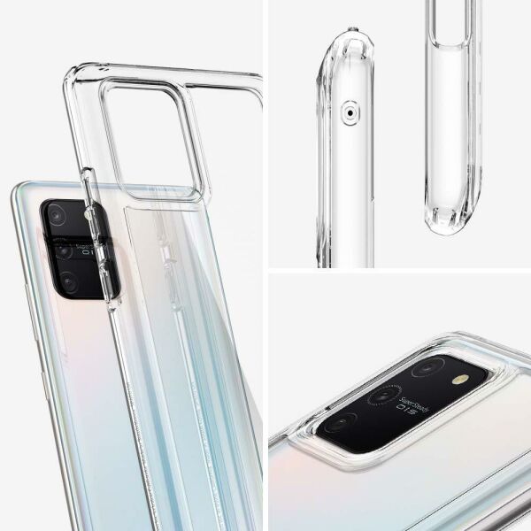 Spigen Galaxy S10 Lite ile Uyumlu Kılıf Ultra Hybrid Crystal Clear