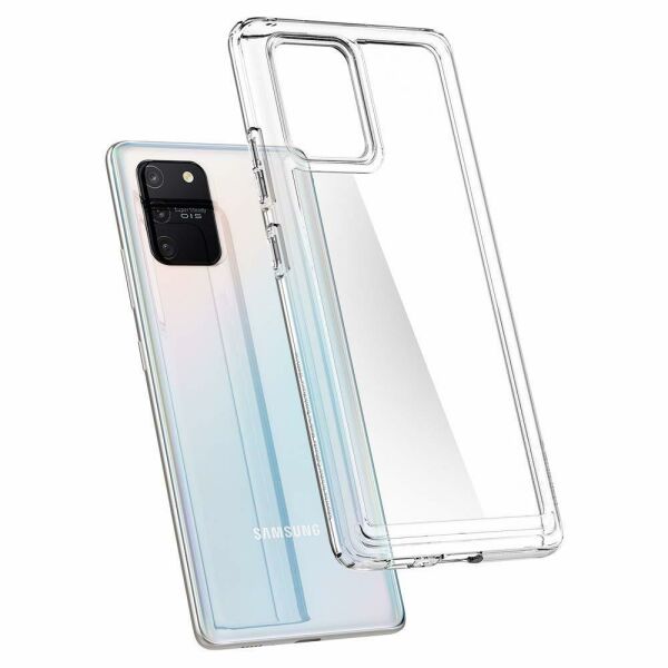 Spigen Galaxy S10 Lite ile Uyumlu Kılıf Ultra Hybrid Crystal Clear