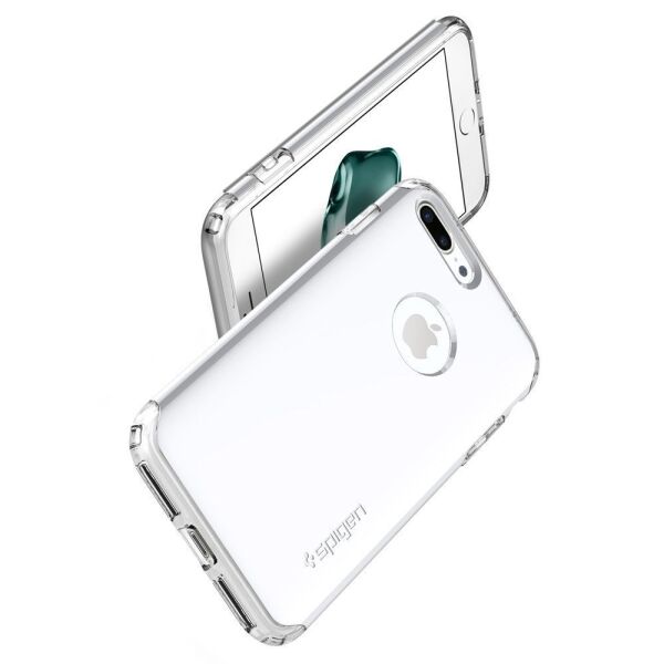 Spigen iPhone 7 Plus ile Uyumlu Kılıf Hybrid Armor White