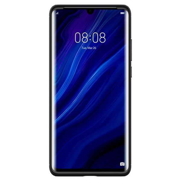 Spigen P30 Pro ile Uyumlu Kılıf Rugged Armor Matte Black