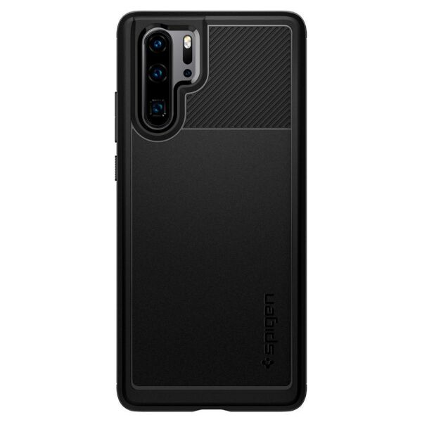 Spigen P30 Pro ile Uyumlu Kılıf Rugged Armor Matte Black