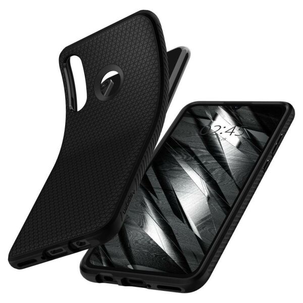 Spigen P30 Lite / Nova 4e ile Uyumlu Kılıf Liquid Air Matte Black