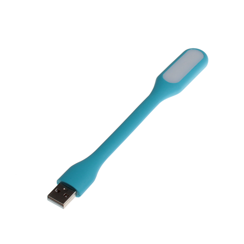 USB Led Işık Esnek Okuma Lamba  Mavi