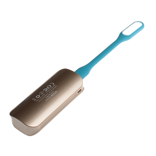 USB Led Işık Esnek Okuma Lamba  Mavi