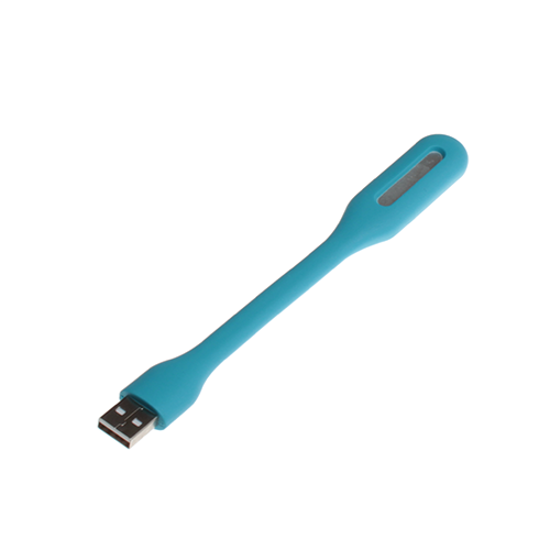 USB Led Işık Esnek Okuma Lamba  Mavi