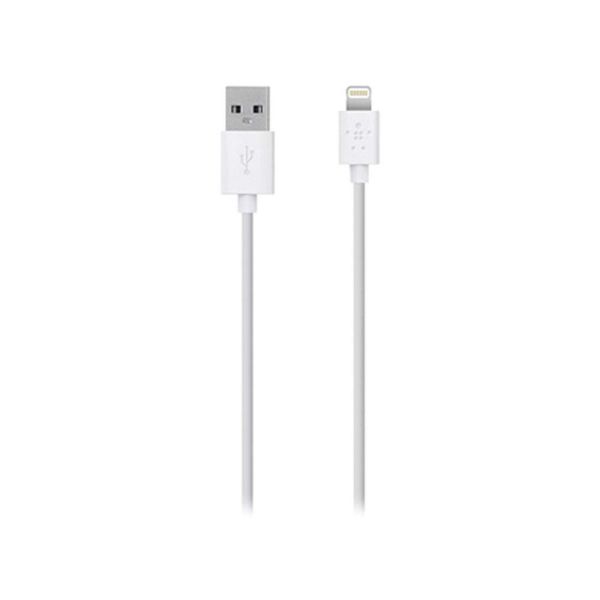 Belkin F8J023bt3M-WHT Lightning Şarj Ve Senk. Kablosu 3m Beyaz